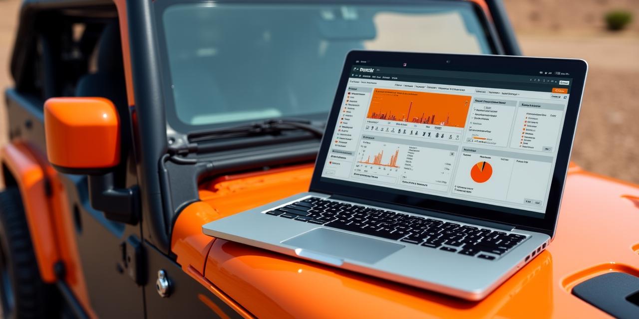 Technicus die ECU software aanpast op een laptop